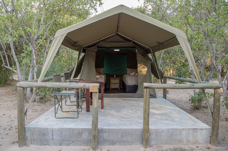 Staying in  a Standard Tent